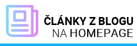 Články z blogu na homepage