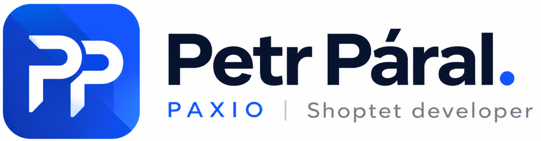 Petr Páral — PAXIO | Shoptet developer